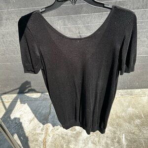 MODA International Black Blouse